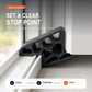 🚪Secure Track Door Stop – säker dörrstopp, stötdämpande & minimalistisk design – perfekt för skjutdörrar, fönster och balkongdörrar ✨🏠