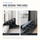 🚪Secure Track Door Stop – säker dörrstopp, stötdämpande & minimalistisk design – perfekt för skjutdörrar, fönster och balkongdörrar ✨🏠