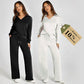 🔥2-delade set för kvinnor Outfits Casual långärmade sweatshirts Set