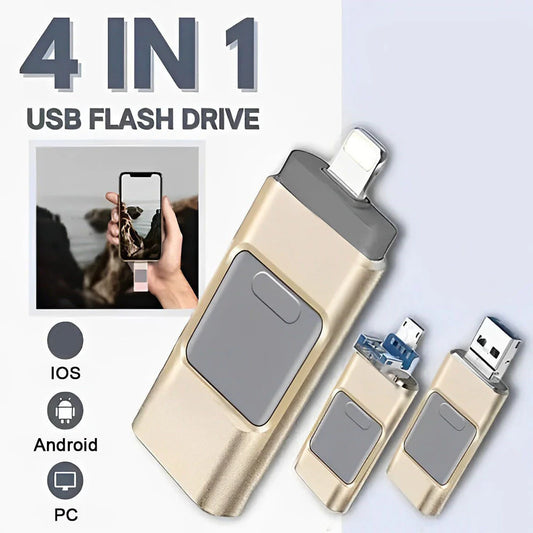 4 i 1 hög hastighet USB multifunktions USB-minne
