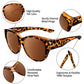 🕶️2025 Nya överdimensionerade Cat Eye-solglasögon☀️Polariserade UV400-skydd  🕶️2025 Nya överdimensionerade Cat Eye-solglasögon☀️Polariserade UV400-skydd