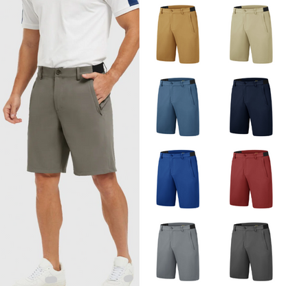 Herr stretchiga, snabbtorkande golfshorts för vardagsbruk