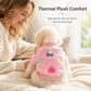 Varm västtröja för husdjur med koppelring