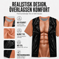 Rolig t-shirt med falskt muskeltryck för män