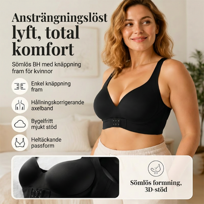 Trådlös BH med frontlås