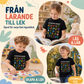 Barn-T-shirt med dinosaurie- och alfabetstryck