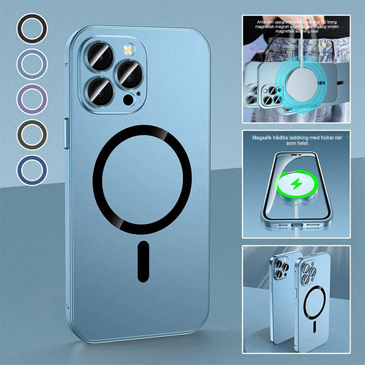 Magnetisk laddning Bumper Matt Fodral Omslag för Phone