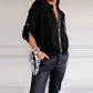 ✨Köp nu 👉 och få 40% ✨2024 Ny Casual topp med patchwork pailletten
