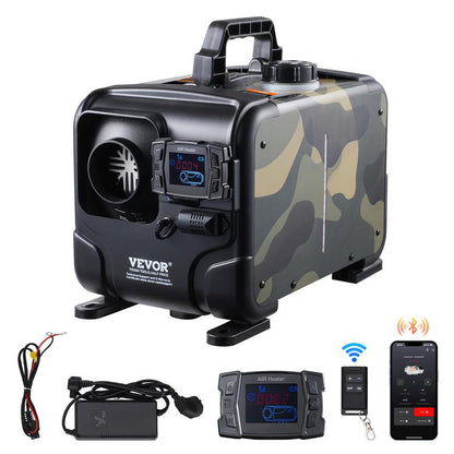🚐 60% RABATT! 🔥 8 kW Dieselvärmare 12V/24V Allt-i-ett – Bluetooth APP-styrning, CO-larm & Snabb Uppvärmning 📱