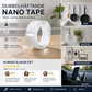 🔧 Nanotejp – Lämnar Inga Spår, Återanvändbar & Transparent – Perfekt För Alla Ytor