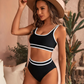Bikiniset med hög midja för damer