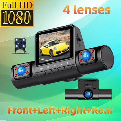 🚗1080P 4-kanals bilkamera med mörkerseende