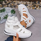 🔥Bekväma lätta wedge sandaler med dragkedja i sidan