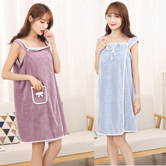 💖Perfekt present🌟Absorberande badhandduk i korallfleece