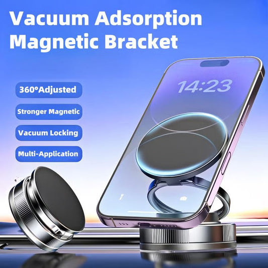 🔄360° justerbar magnetisk telefonhållare med sugpropp📱🚗