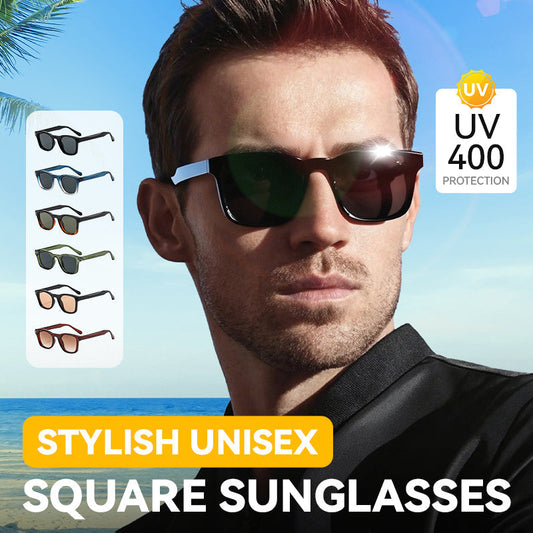 UV400 Snygga fyrkantiga solglasögon för unisex
