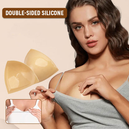 Dubbelsidig osynlig push-up självhäftande BH