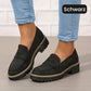 ⏳Fabrikserbjudande sista dagen - 61% rabatt 🎁Bekväma damloafers med grov klack och slip-on