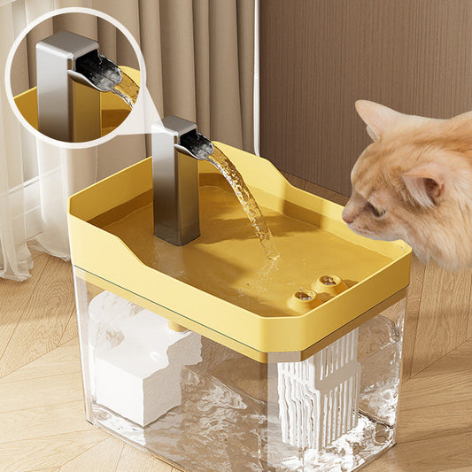 Automatisk vattenfontän för katt