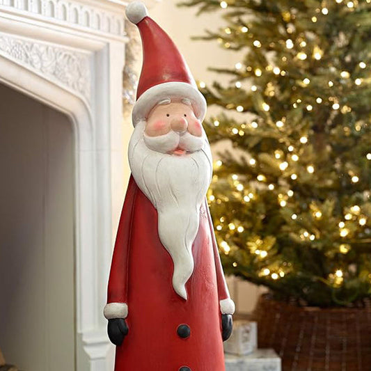 Förtrollande tidlösa julfigurer i harts