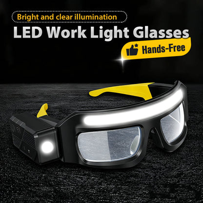 ⏳ Begränsad tid 50 % rabatt ⏰ Handsfria LED-arbetslampglasögon