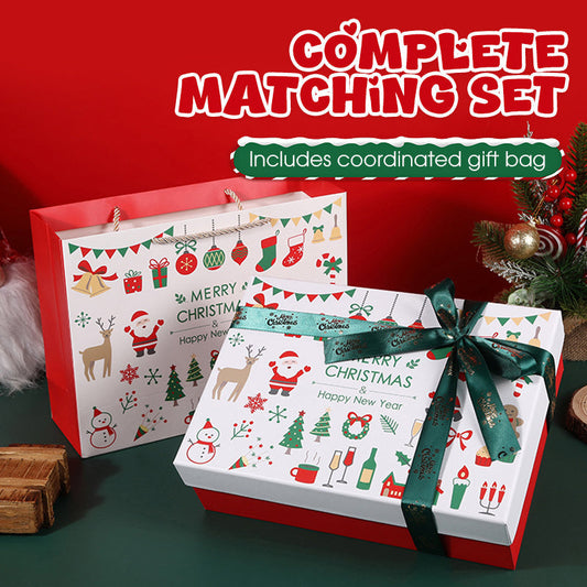 Julklappslåda med lock och band