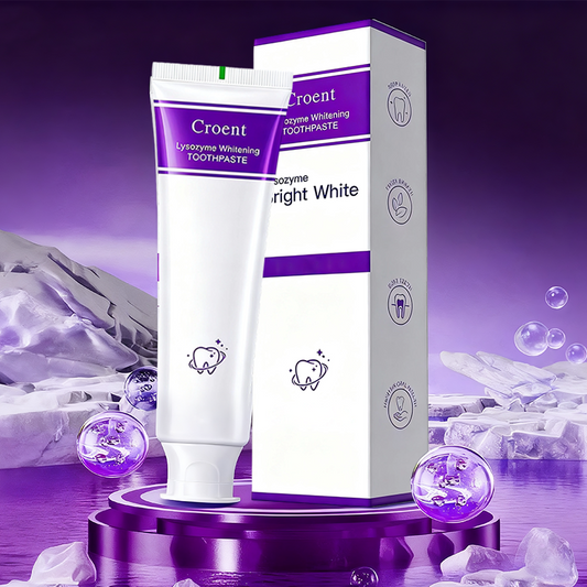 Lysozym blekande och fläckborttagande tandkräm