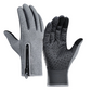 Unisex Touchscreen Warm Windproof Anti-Slip Zipper Gloves
