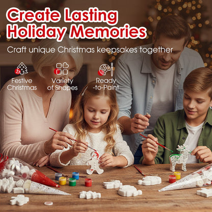 DIY-julkeramikmålning för barn