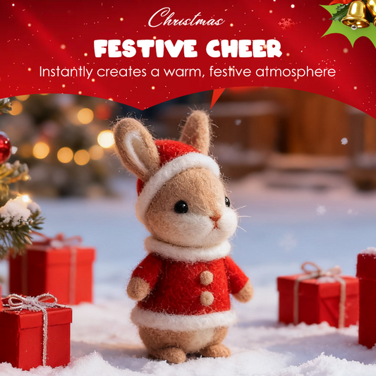 Handgjorda Julvänner i Filt