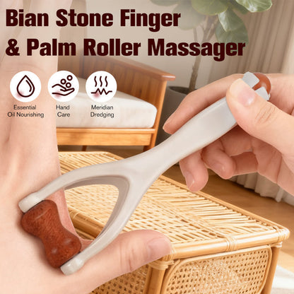 Bian-sten Rollermassager för Fingrar och Handflator