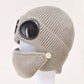3-i-1 Unisex Stickad Mössa med Goggles