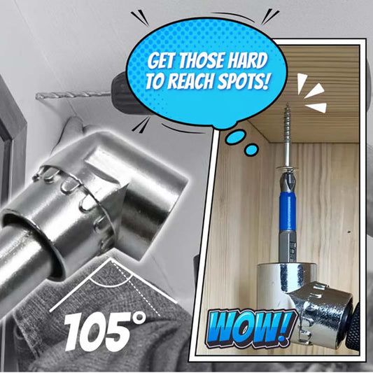 105 graders vinkelborradapter-set