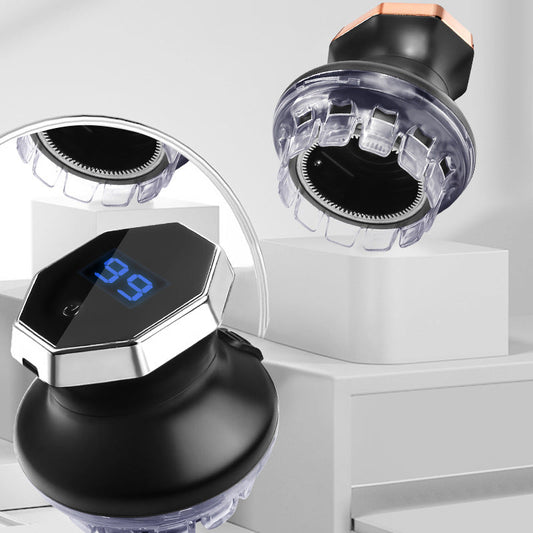 Cirkulär elektrisk hårklippare med LED-display