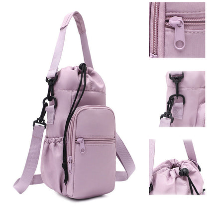 Vattenflaskväska med telefonfickor