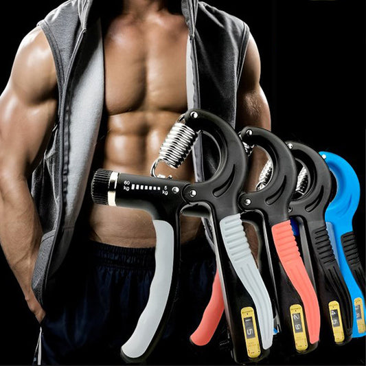 💪 50% RABATT NU ! ✨ Justerbar Räknande Handstyrketräner – 5 Motståndsnivåer, LCD-räknare & Portabelt Design 🔋