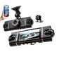 🚗📹 50% RABATT! | 4-kanals HD Dashcam – Fram, Interiör & Bak, 1080P, WiFi & GPS!