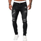 🔥🎁Nyhet 50 % RABATT🔥Snygga slitna skinnyjeans för män