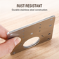 🔧 50 % RABATT NU! 🚪 Reparationsplatta för skåpdörrshängslen i rostfritt stål – snabb & hållbar lösning 💪