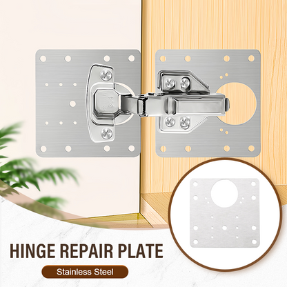 🔧 50 % RABATT NU! 🚪 Reparationsplatta för skåpdörrshängslen i rostfritt stål – snabb & hållbar lösning 💪