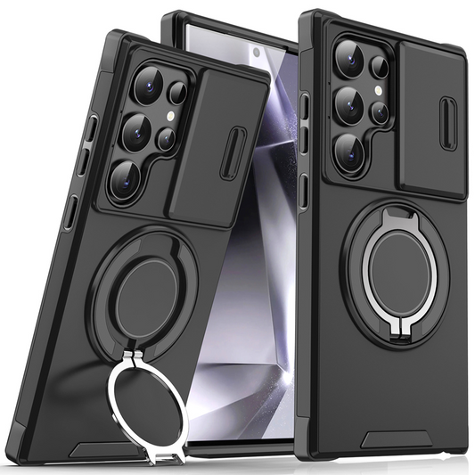 🥳HETT REA 2026🥳💞50 000+ SÅLDA!🎬🔥 50% RABATT! 3-i-1 magnetiskt skal till Samsung – Snap & Go-stativ + upphöjt kameraskydd + fullt skydd. Ditt allt-i-ett-skydd för varje dag. 🛡️🧲