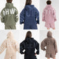 Tjock Oversized Faith Hoodie med Kristet Tryck