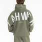 Tjock Oversized Faith Hoodie med Kristet Tryck