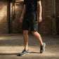 🩳 50% RABATT 🌿 | Herrshorts med Dragsko – Cargofickor & Rak Benform