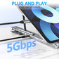 USB-C Dockningsstation Laptopställ med 4K HDMI