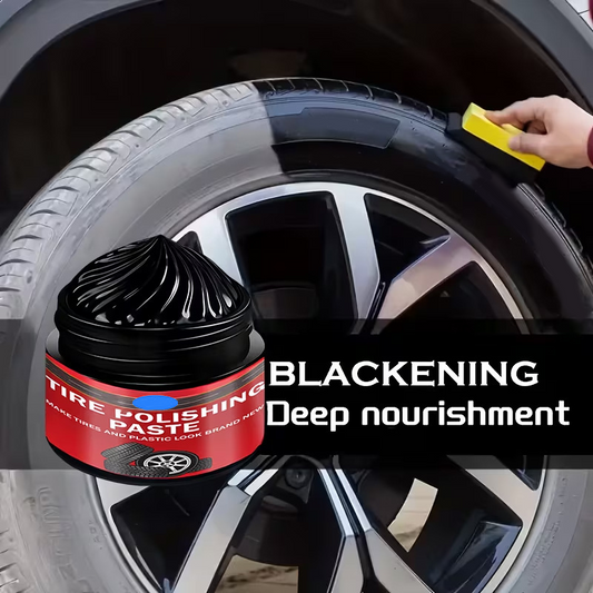 🔥 KÖP 3 FÅ 2 GRATIS! 🚗 Däck & Plast Restaureringspasta – Återfå Djup Svart Färg & Glans ✨