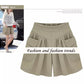 Strand Lediga Shorts Med Elastiskt Midjeband