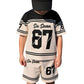 👕 50% RABATT 🎮 | Pojkars 2-delat Set – 3D-tryckt T-shirt & Shorts
