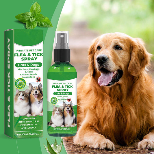 🐶🐱Naturlig Lopp- & Fästingspray