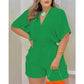 Somrig Casual Jumpsuit med Elastisk Midja